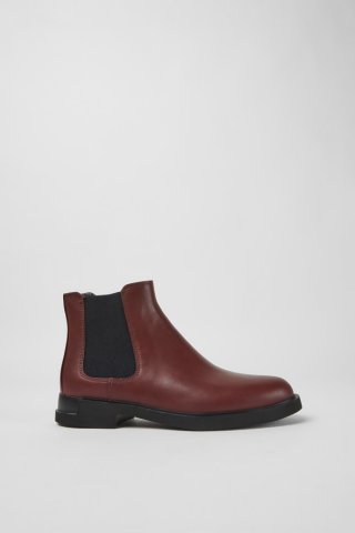 Camper Iman - Weinrote Lederstiefelette Camper Iman - Weinrote Lederstiefelette