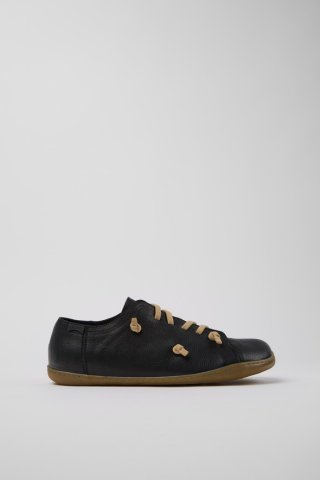 Camper Twins - Schwarzer Herrenschuh aus Leder. Camper Twins - Schwarzer Herrenschuh aus Leder.