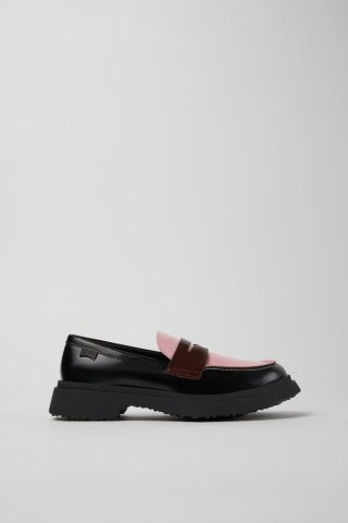 Camper Twins - Mehrfarbige Lederhausschuhe für Damen. Camper Twins - Mehrfarbige Lederhausschuhe für Damen.