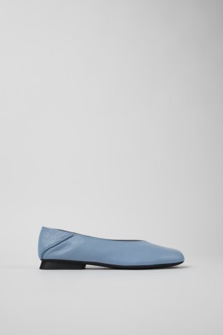 Camper Casi Myra - Blaue Lederballerinas für Damen Camper Casi Myra - Blaue Lederballerinas für Damen