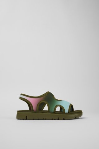 Camper Oruga - Mehrfarbige Damensandalen aus Textil