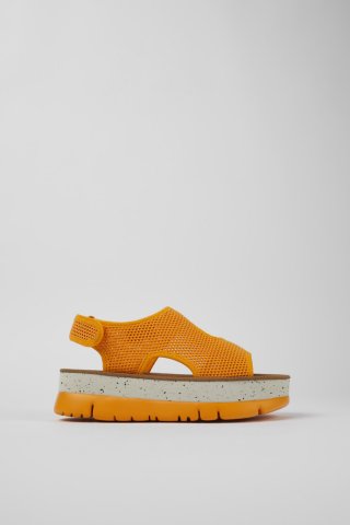 Camper Oruga Up - Orange Damensandalen aus Textil Camper Oruga Up - Orange Damensandalen aus Textil