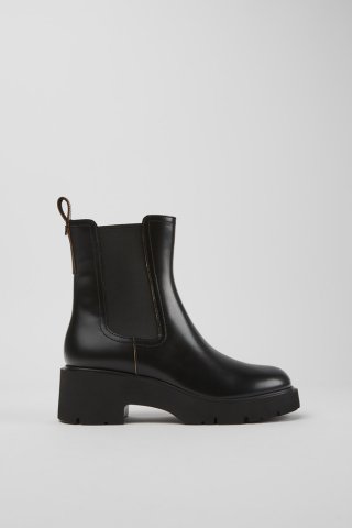 Camper Milah - Schwarzer Lederstiefel für Damen Camper Milah - Schwarzer Lederstiefel für Damen