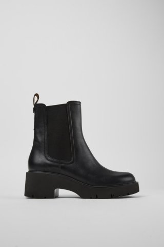 Camper Milah - Schwarze Damenstiefelette aus Leder Camper Milah - Schwarze Damenstiefelette aus Leder