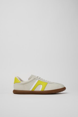 Camper Pelotas Soller - Weiße Ledersneaker für Damen