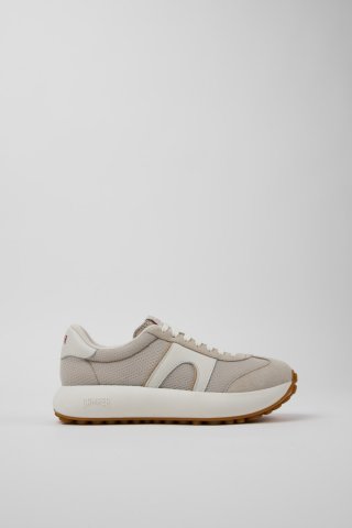 Camper Pelotas Athens - Mehrfarbiger Damensneaker aus Recycling-PET und Nubukleder.