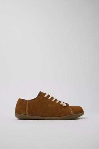 Camper Peu - Brauner Herrenschuh aus Nubukleder. Camper Peu - Brauner Herrenschuh aus Nubukleder.
