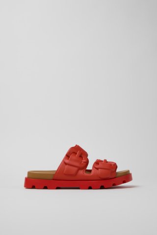 Camper Brutus Sandal - Rote EVA-Sandalen für Damen. Camper Brutus Sandal - Rote EVA-Sandalen für Damen.