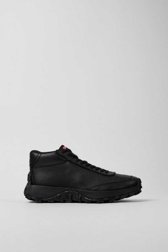 Camper Drift Trail - Schwarze Sneaker-Boots aus Leder für Damen.