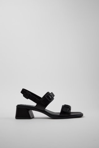 Camper Kora Sandal - Schwarze Ledersandale für Damen. Camper Kora Sandal - Schwarze Ledersandale für Damen.
