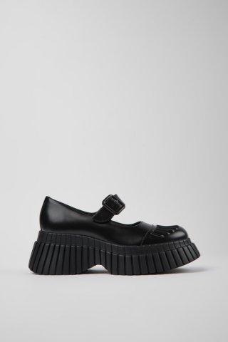 Camper BCN - Schwarzer Damenschuh aus Leder.