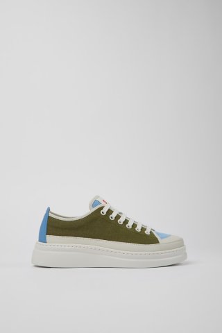 Camper Twins - Mehrfarbiger Damensneaker aus Textil/Leder Camper Twins - Mehrfarbiger Damensneaker aus Textil/Leder