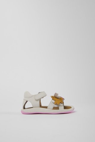 Camper Twins - Weiße Ledersandalen Camper Twins - Weiße Ledersandalen