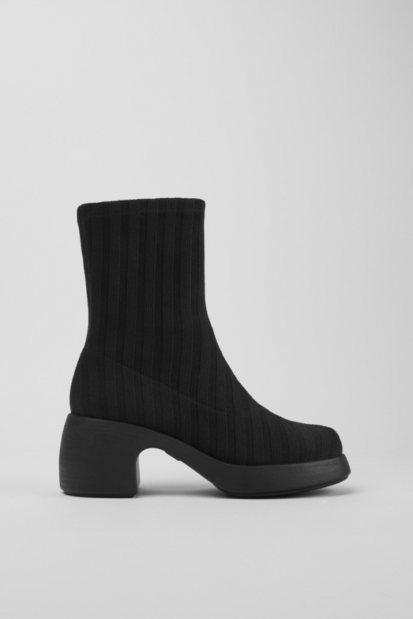 Camper Thelma TENCEL® - Schwarzer Damenstiefel aus TENCEL™-Lyocell