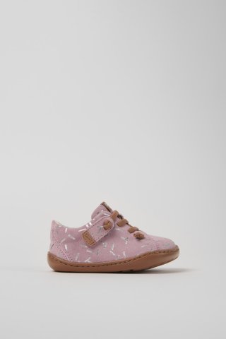 Camper Peu - Mehrfarbige Kinderschuhe aus Nubukleder.