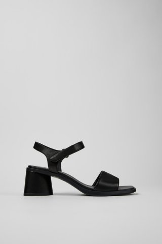 Camper Kiara - Schwarze Ledersandalen für Damen Camper Kiara - Schwarze Ledersandalen für Damen