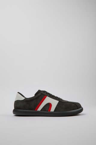 Camper Pelotas Soller - Mehrfarbiger Herrensneaker aus Nubukleder und Leder.