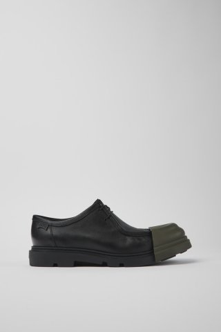 Camper Junction - Schwarzer Herrenschuh aus Leder Camper Junction - Schwarzer Herrenschuh aus Leder
