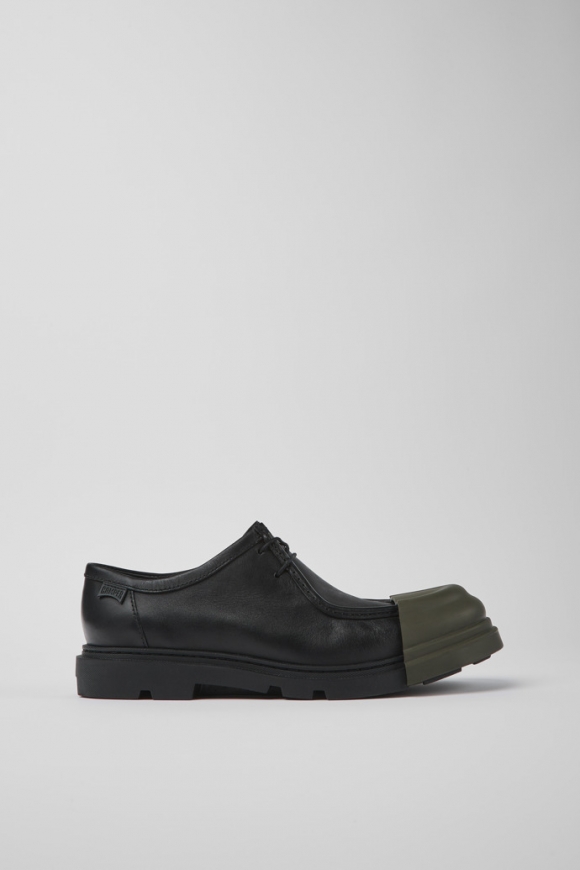 Camper Junction - Schwarzer Herrenschuh aus Leder
