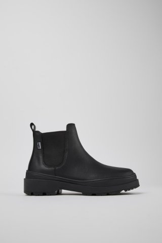 Camper Brutus Trek HYDROSHIELD® MICHELIN - Schwarze Damenstiefelette aus Leder Camper Brutus Trek HYDROSHIELD® MICHELIN - Schwarze Damenstiefelette aus Leder