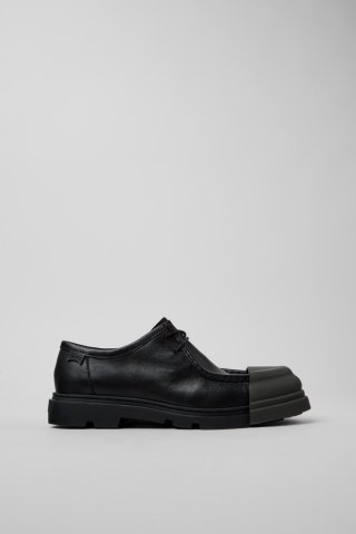 Camper Junction - Schwarzer Herrenschuh aus Leder. Camper Junction - Schwarzer Herrenschuh aus Leder.