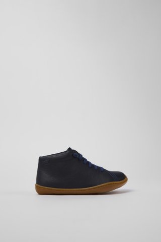 Camper Peu - Blaue Lederstiefeletten für Kinder. Camper Peu - Blaue Lederstiefeletten für Kinder.