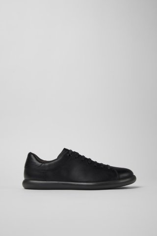 Camper Pelotas Soller - Schwarzer Herrensneaker aus Leder.
