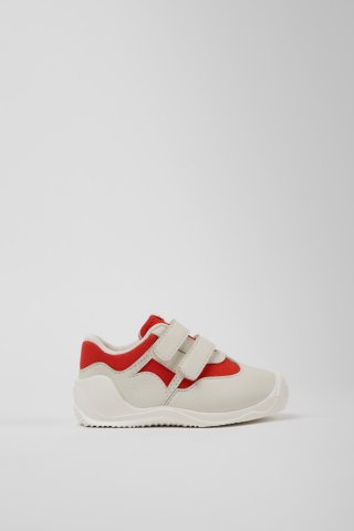 Camper Dadda - Mehrfarbige Kindersneaker aus Leder und Textil. Camper Dadda - Mehrfarbige Kindersneaker aus Leder und Textil.