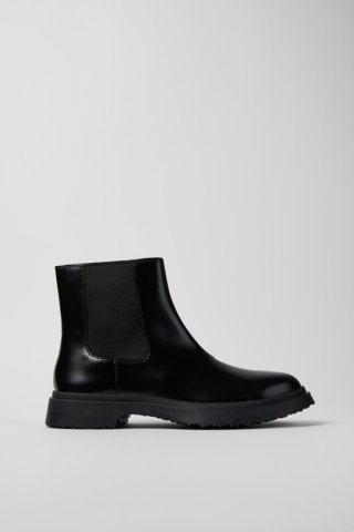 Camper Walden - Schwarze Herrenstiefelette aus Leder Camper Walden - Schwarze Herrenstiefelette aus Leder