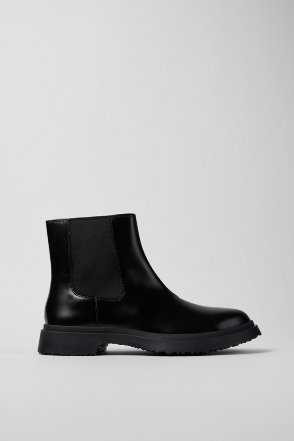 Camper Walden - Schwarze Herrenstiefelette aus Leder