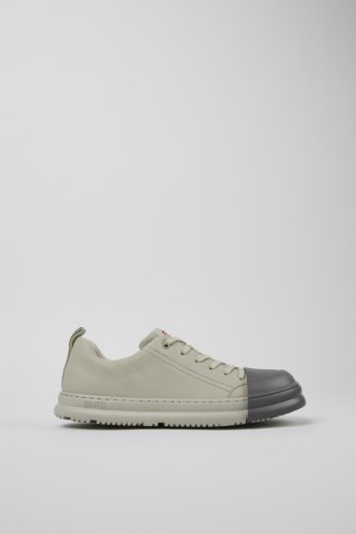 Camper Junction Runner - Grauer Damensneaker aus Leder