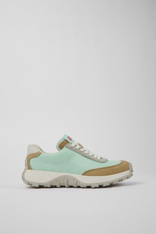 Camper Drift Trail VIBRAM - Blauer Damensneaker aus Textil/Nubukleder