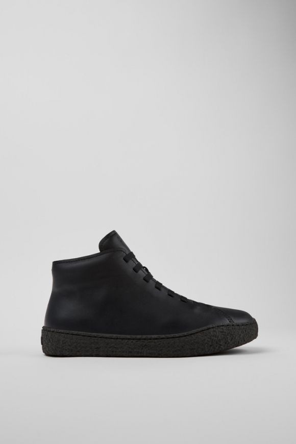 Camper Peu Terreno - Schwarzer Desert-Boot aus Leder für Herren