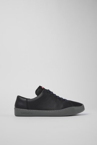 Camper Peu Touring - Schwarzer Herrensneaker aus Leder.