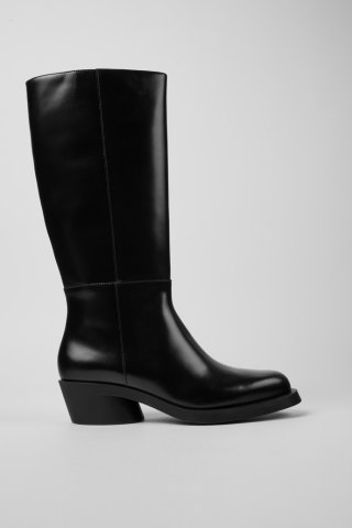 Camper Bonnie - Schwarzer Langschaftstiefel für Damen aus Leder Camper Bonnie - Schwarzer Langschaftstiefel für Damen aus Leder