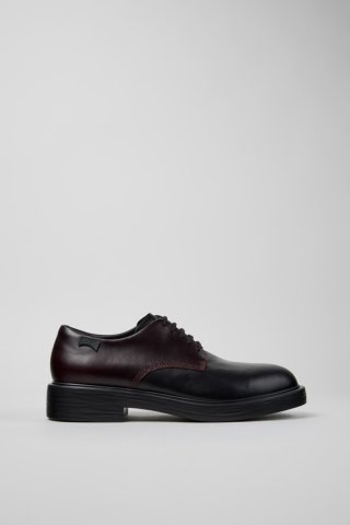 Camper Twins - Mehrfarbiger Herrenschuh aus Leder. Camper Twins - Mehrfarbiger Herrenschuh aus Leder.