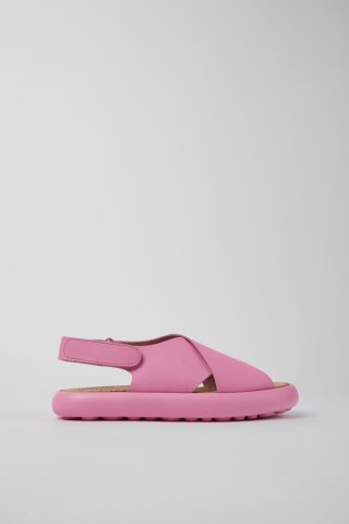 Camper Pelotas Flota - Damensandale aus Leder in Rosa Camper Pelotas Flota - Damensandale aus Leder in Rosa