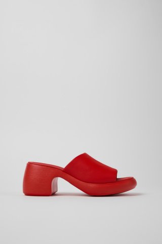 Camper Thelma Sandal - Rote Ledersandalen für Damen. Camper Thelma Sandal - Rote Ledersandalen für Damen.