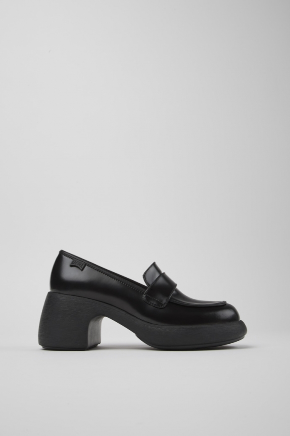 Camper Thelma - Schwarze Lederloafer für Damen