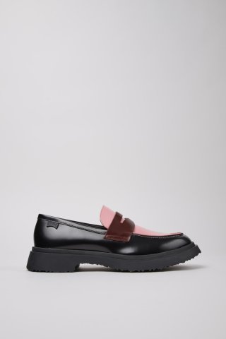 Camper Twins - Mehrfarbiger Herrenmokassin aus Leder. Camper Twins - Mehrfarbiger Herrenmokassin aus Leder.