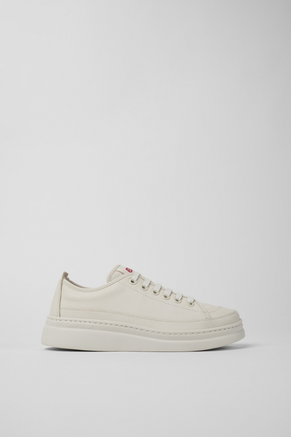 Camper Runner Up - Weißer Damensneaker aus Leder.