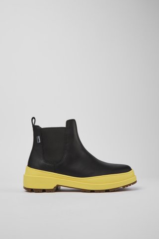 Camper Brutus Trek HYDROSHIELD® MICHELIN - Schwarze Damenstiefelette aus Leder Camper Brutus Trek HYDROSHIELD® MICHELIN - Schwarze Damenstiefelette aus Leder