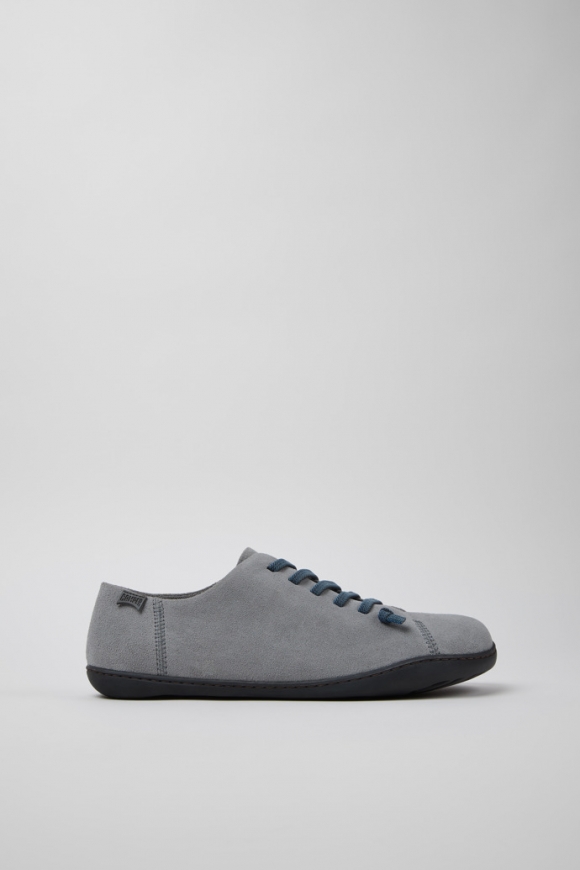 Camper Peu - Grauer Herrenschuh aus Nubukleder.