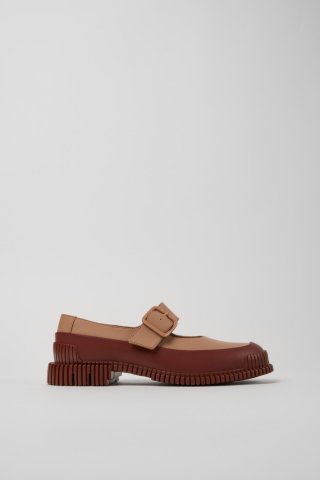Camper Pix - Mehrfarbiger Damenschuh aus Leder. Camper Pix - Mehrfarbiger Damenschuh aus Leder.