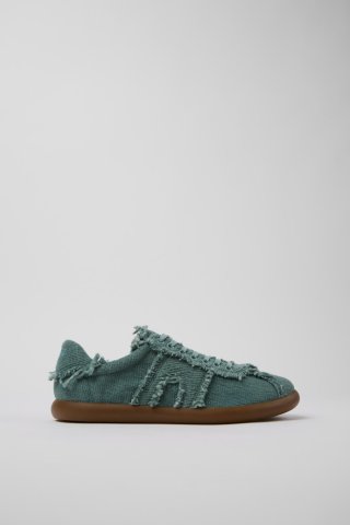 Camper Pelotas Soller - Grüner Herrensneaker aus Bio-Baumwolle.