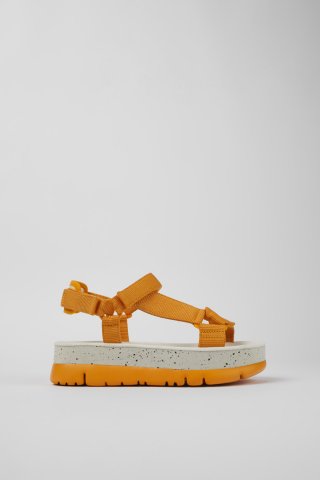Camper Oruga Up - Orange Damensandalen aus Textil Camper Oruga Up - Orange Damensandalen aus Textil