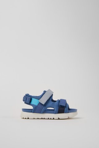Camper Twins - Mehrfarbige Kindersandalen aus Textil. Camper Twins - Mehrfarbige Kindersandalen aus Textil.