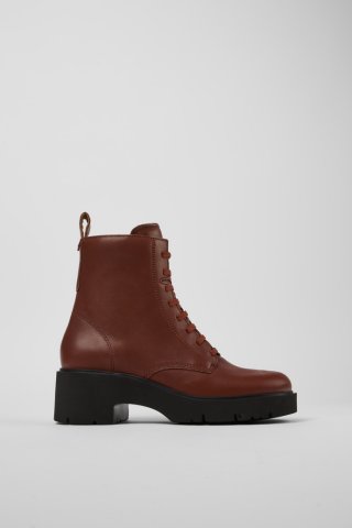 Camper Milah - Roter Schnürstiefel für Damen Camper Milah - Roter Schnürstiefel für Damen