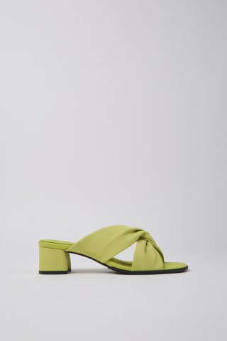 Camper Katie - Grüne Damensandale aus Textil Camper Katie - Grüne Damensandale aus Textil