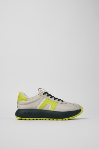 Camper Pelotas Athens - Grau-gelber Damensneaker aus Textil